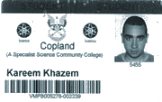 Copland School id card 2009