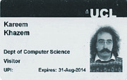 University College London id card 2014